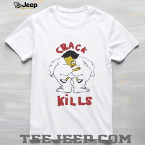 Bart Simpson crack kills vintage shirt2