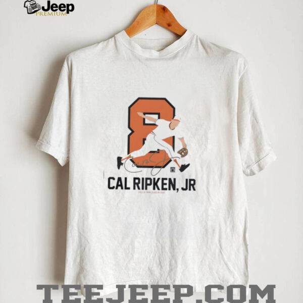 Baseball Hall of Fame Members Cal Ripken Jr. Silhouette shirt