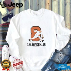 Baseball Hall of Fame Members Cal Ripken Jr. Silhouette shirt3