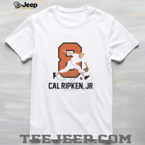 Baseball Hall of Fame Members Cal Ripken Jr. Silhouette shirt4