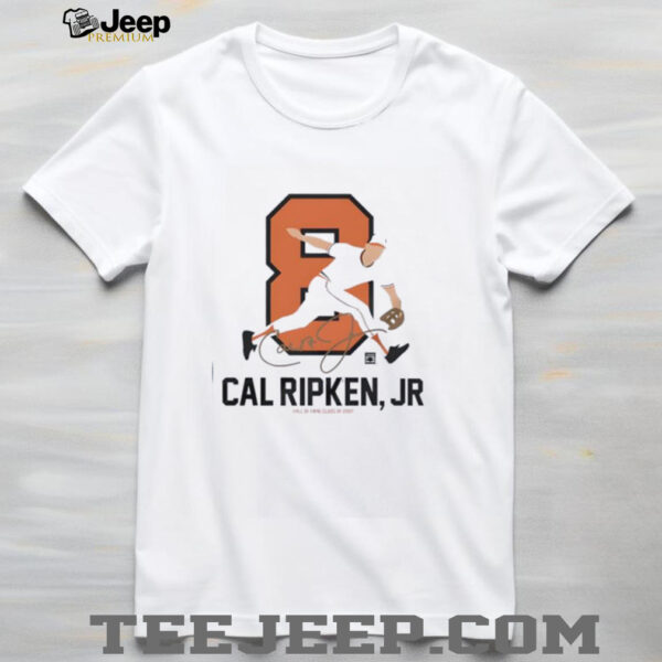 Baseball Hall of Fame Members Cal Ripken Jr. Silhouette shirt