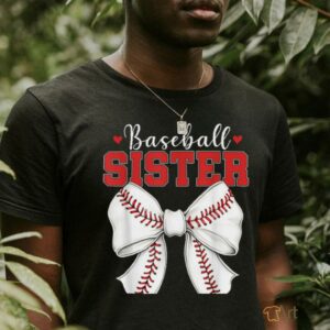 Baseball Sister Vintage Sport Lover Sister Mothers Day T Shirt2