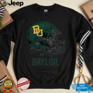 Baylor Bears Infant Dripping Football T Shirt2
