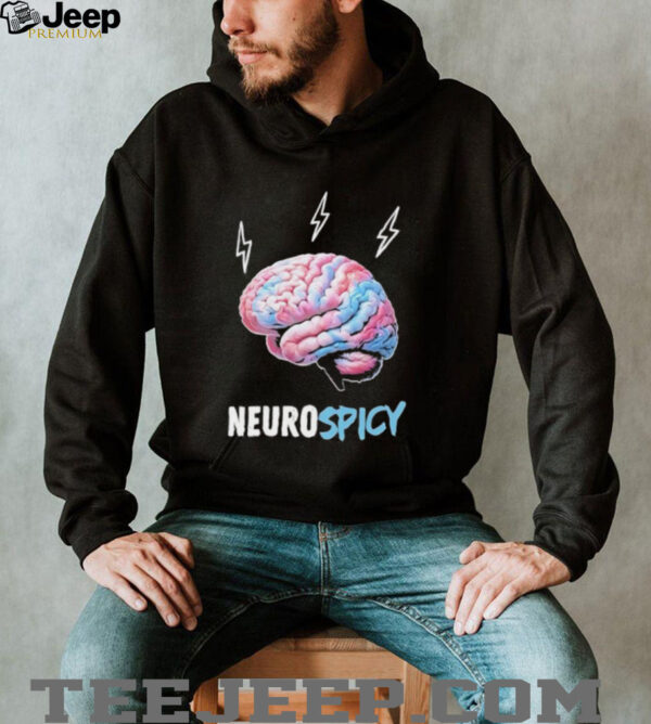 Beachgem neurospicy brain shirt