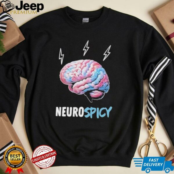 Beachgem neurospicy brain shirt