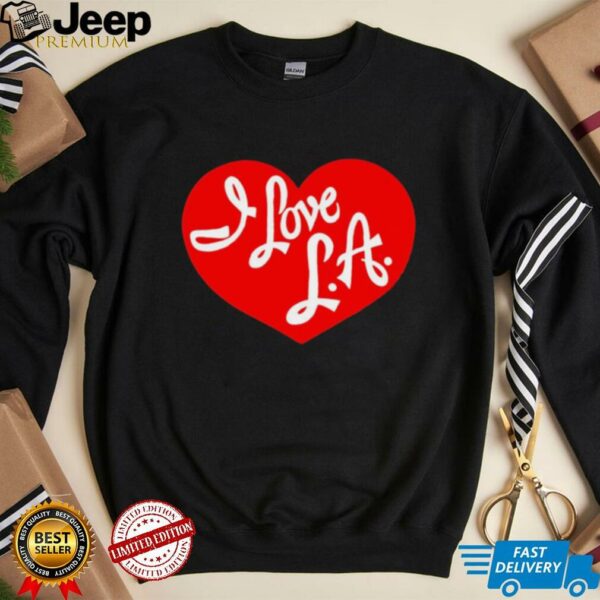 Big Bud Press Tourist I Love La shirt