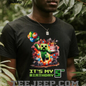 Birthday Boy 5th Birthday I’m 5 Year Old Gamer Number T Shirt