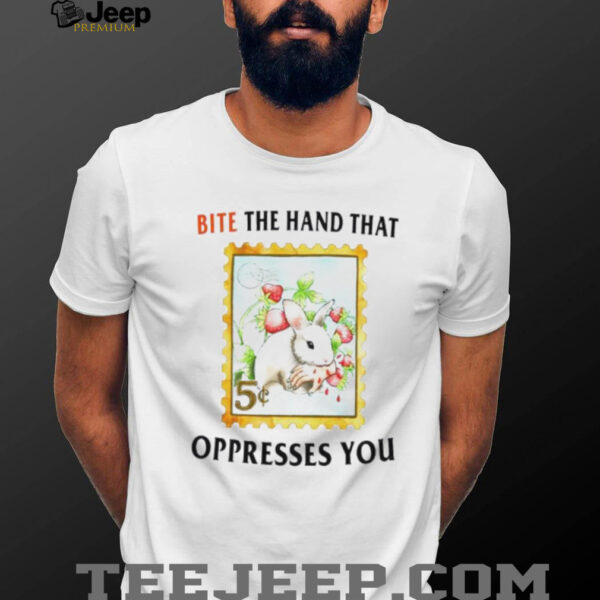 Bite the hand that oppresses you bunny shirt