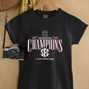 Blue 84 South Carolina Gamecocks 2025 SEC Equestrian Champions Locker T Shirt2