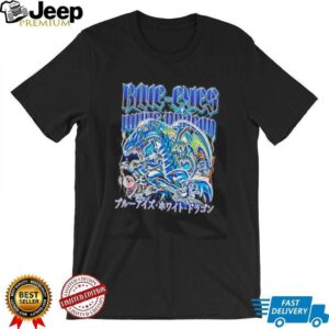 Blue Eyes White Dragon YuGiOh graphic shirt3