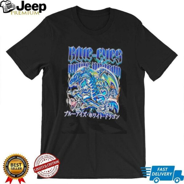 Blue Eyes White Dragon YuGiOh graphic shirt