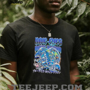 Blue Eyes White Dragon YuGiOh graphic shirt5