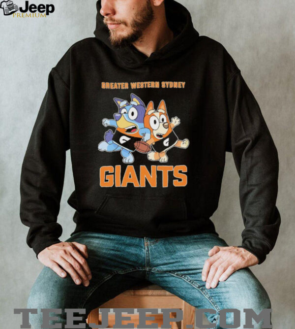 Bluey greater western sydney New York Giants shirt