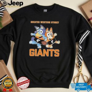 Bluey greater western sydney New York Giants shirt4
