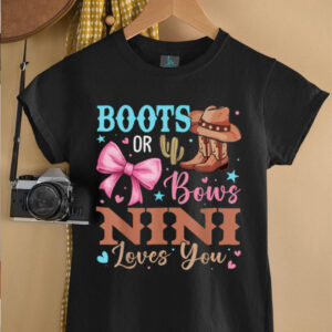 Boots or Bows Gender Reveal Decorations Nini Loves You T...
