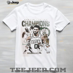 Boston Celtics 2024 NBA Champions Vintage Basketball Celebration Shirt2