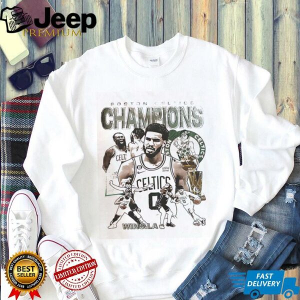 Boston Celtics 2024 NBA Champions Vintage Basketball Celebration Shirt