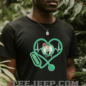 Boston Celtics Caring Hearts Nurses T Shirts1