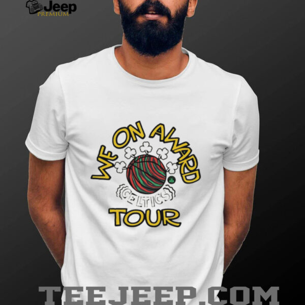 Boston Celtics NBA we on award tour shamrock Happy St Patrick’s Day shirt