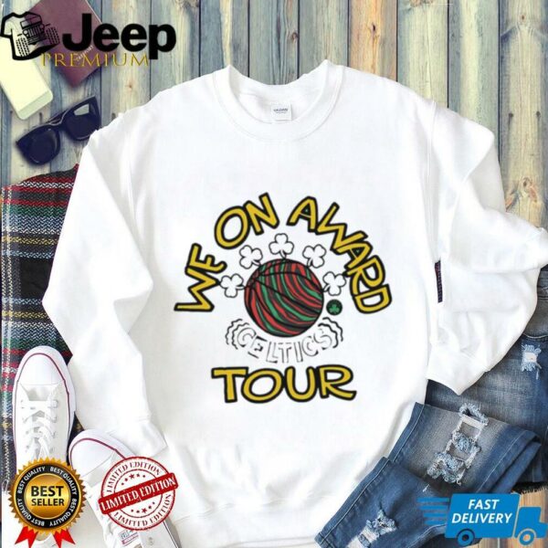 Boston Celtics NBA we on award tour shamrock Happy St Patrick’s Day shirt