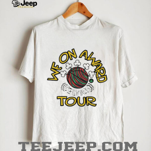 Boston Celtics NBA we on award tour shamrock Happy St Patrick’s Day shirt