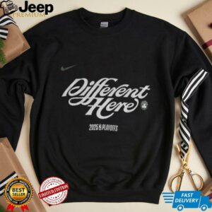 Boston Celtics different here 2025 Playoffs NBA shirt