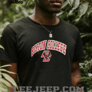 Boston College Eagles Heather Charcoal Basic Long Sleeve T Shirt0