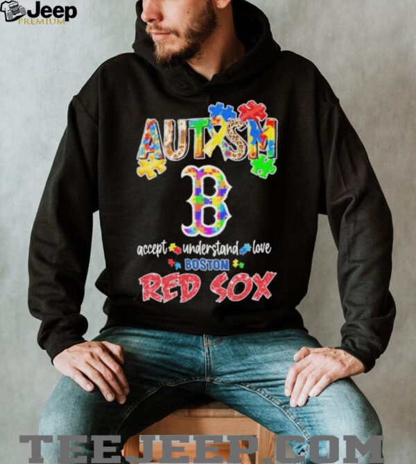 Boston Red Sox Autism Accept Understand Love 2025 shirt