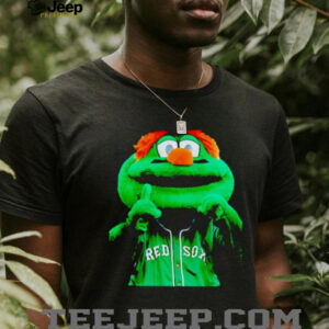 Boston Red Sox green mascot shirt