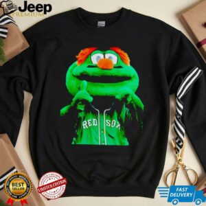 Boston Red Sox green mascot shirt