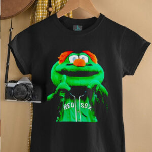 Boston Red Sox green mascot shirt2