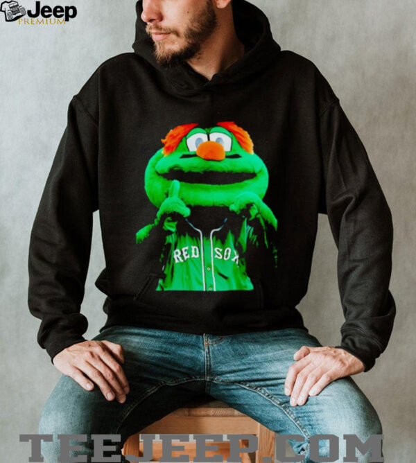 Boston Red Sox green mascot shirt