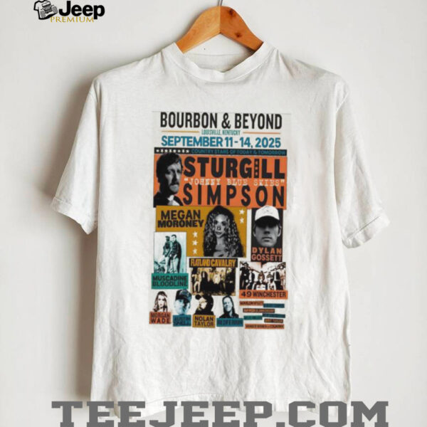Bourbon and Beyond Louisville KY September 11 14 2025 Event Poster shirt