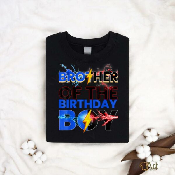 Brother Of The Birthday Boy Hedgehog Family Party T Shirt