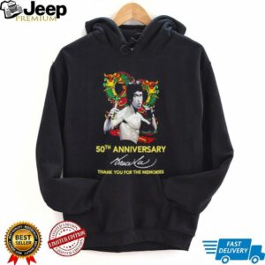 Bruce Lee The Dragon 50th anniversary thank you for the memories shirt4