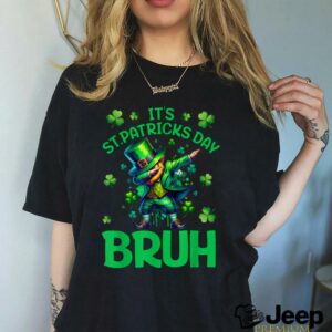 Bruh St Patricks Day Boys Kids Saint Patricks Day Leprechaun...