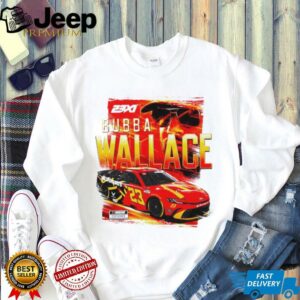 Bubba Wallace 23XI Racing White McDonalds Car shirt1