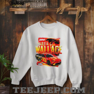 Bubba Wallace 23XI Racing White McDonalds Car shirt2