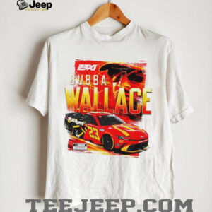 Bubba Wallace 23XI Racing White McDonalds Car shirt3