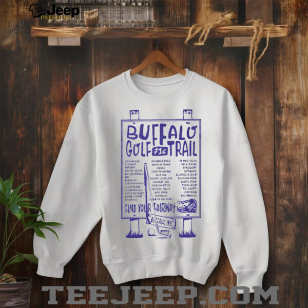 Buffalo Golf Trail ’25 find your fairway shirt