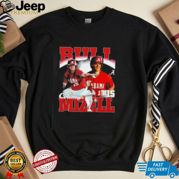 Bull Coleman Mizell Alabama Crimson Tide Baseball shirt