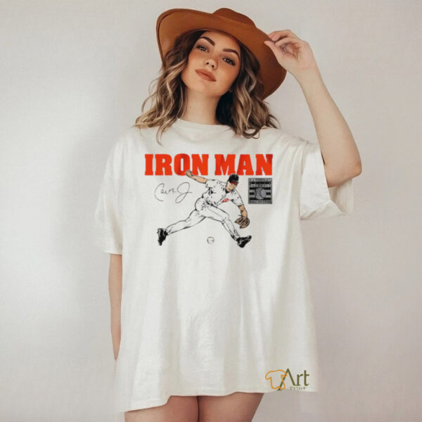 Cal Ripken Jr Baltimore Orioles Iron Man signature shirt