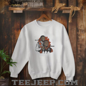Caleb Williams and Rome Odunze step brothers Chicago Bears shirt2