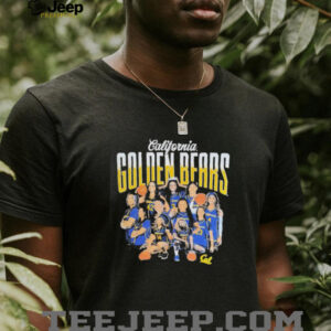 California Golden Bears basketball cartoon shirt3