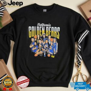 California Golden Bears basketball cartoon shirt5