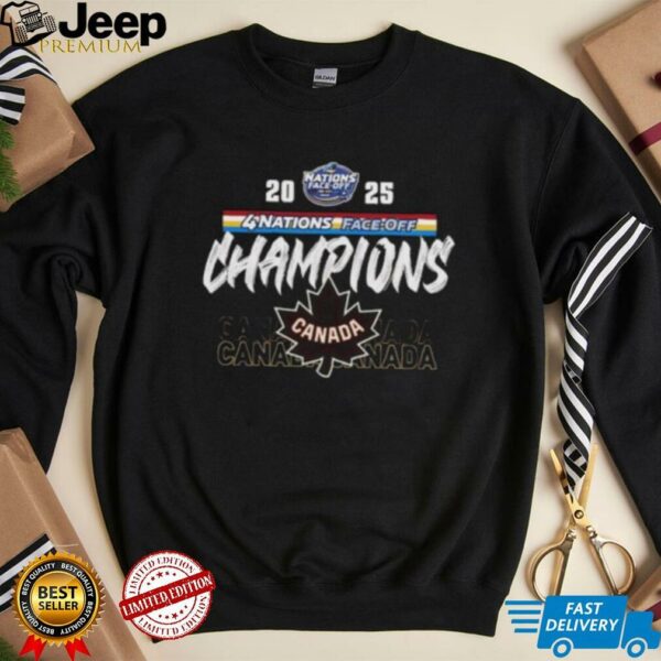 Canada Nhl 4 Nations Face Off Champions 2025 Shirt