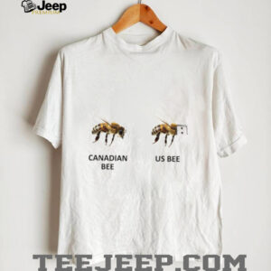 Canadian bee vs US bee shirt3