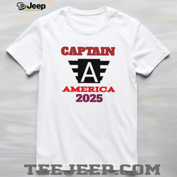 Captain America 2025 logo shirt