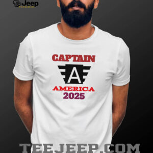 Captain America 2025 logo shirt
