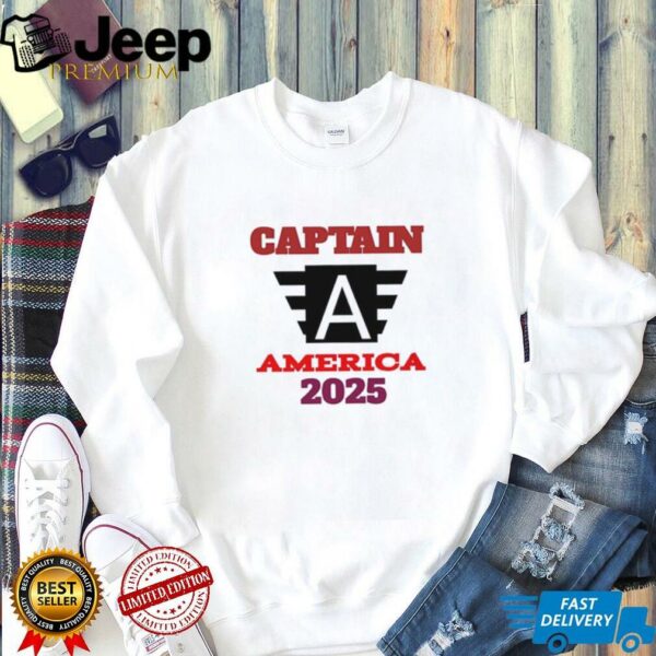 Captain America 2025 logo shirt